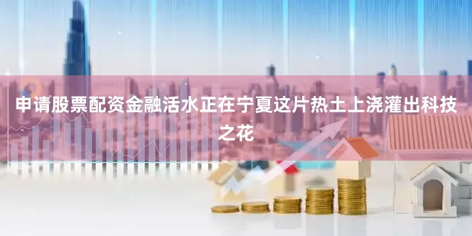 申请股票配资金融活水正在宁夏这片热土上浇灌出科技之花